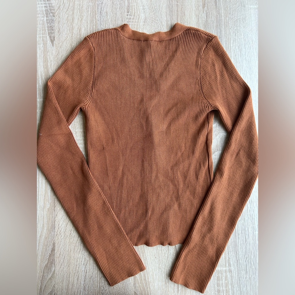 Mine Rust Button-Up Cardigan - Picture 6 of 6